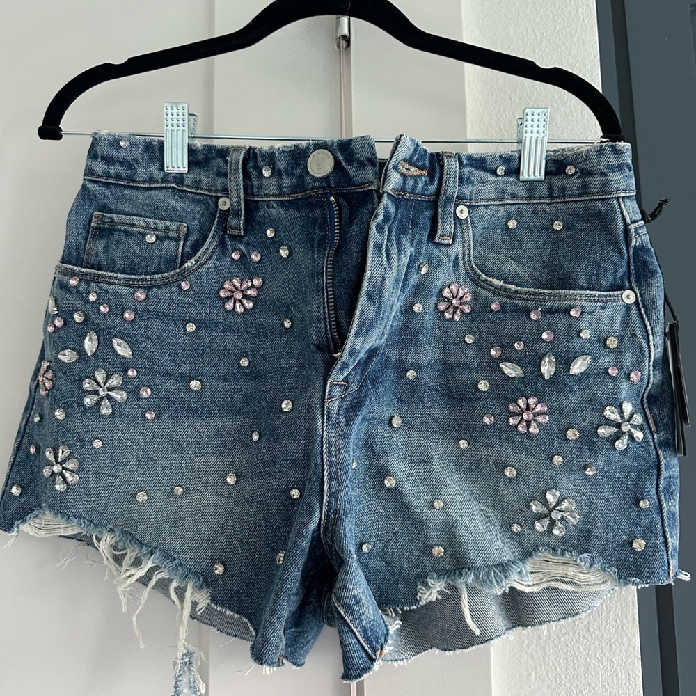 NWT The BLANK NYC embellished shorts